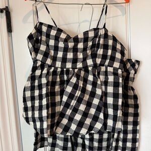free people gingham set